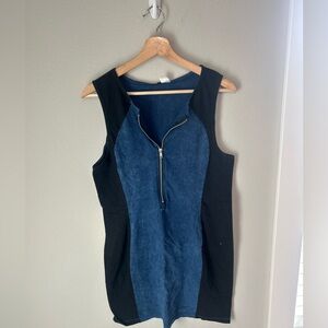 Divided Denim Blue and Black Jacket